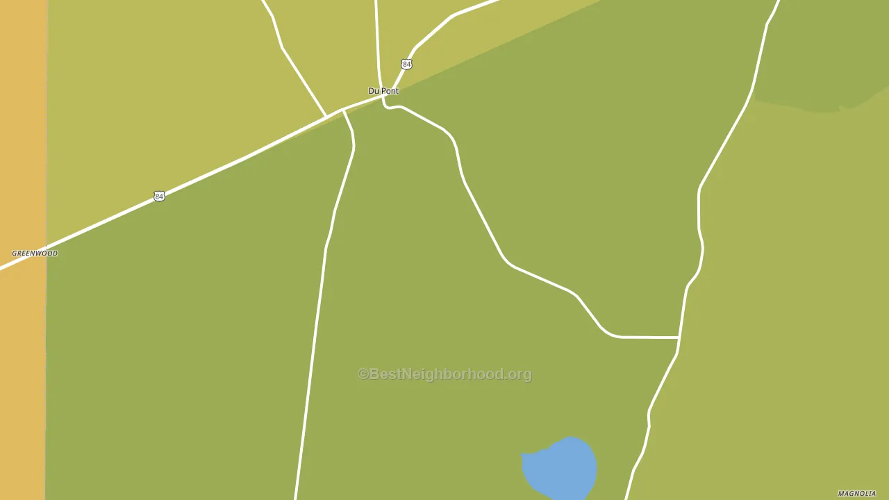 Fruitland, GA block-group voter-turnout map