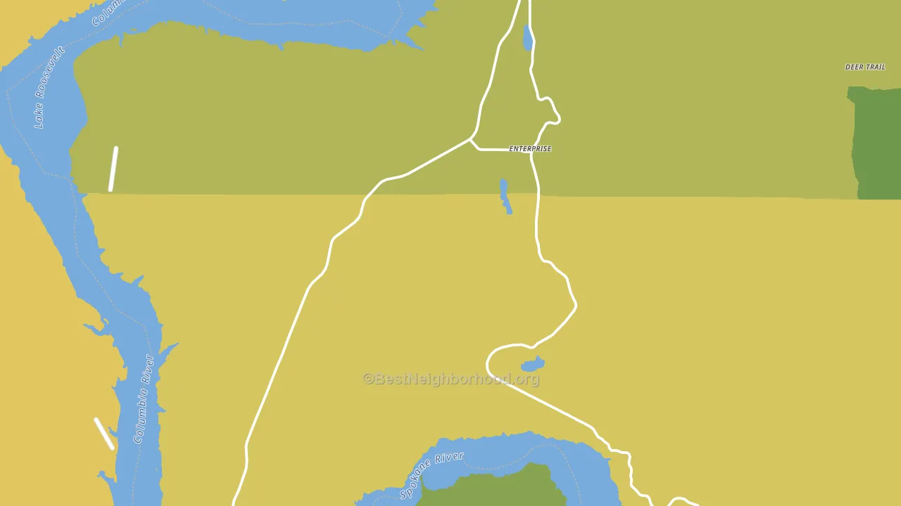 Fruitland, WA block-group voter-turnout map