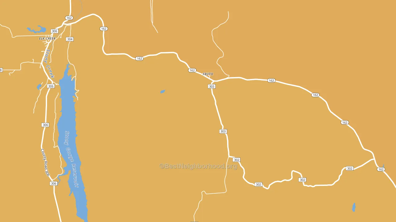 Fruto, CA block-group voter-turnout map