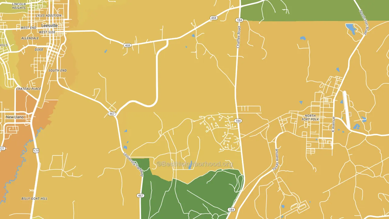 Fullerton, LA block-group voter-turnout map
