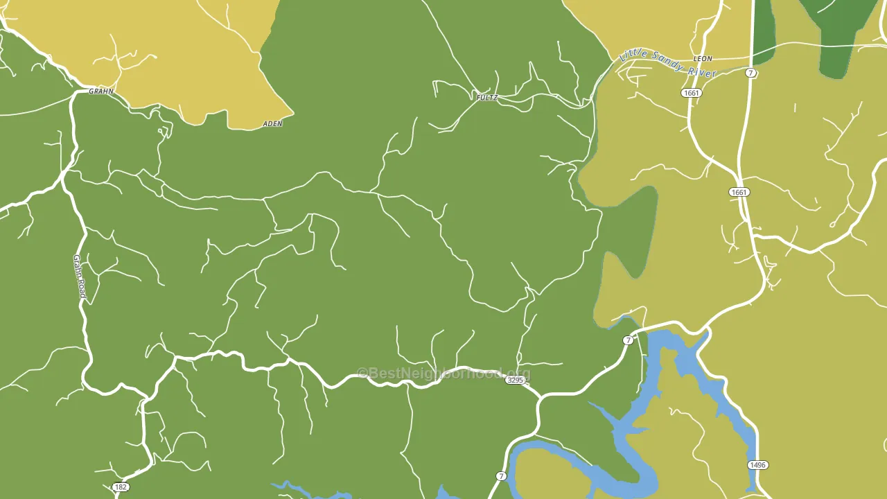 Fultz, KY block-group voter-turnout map