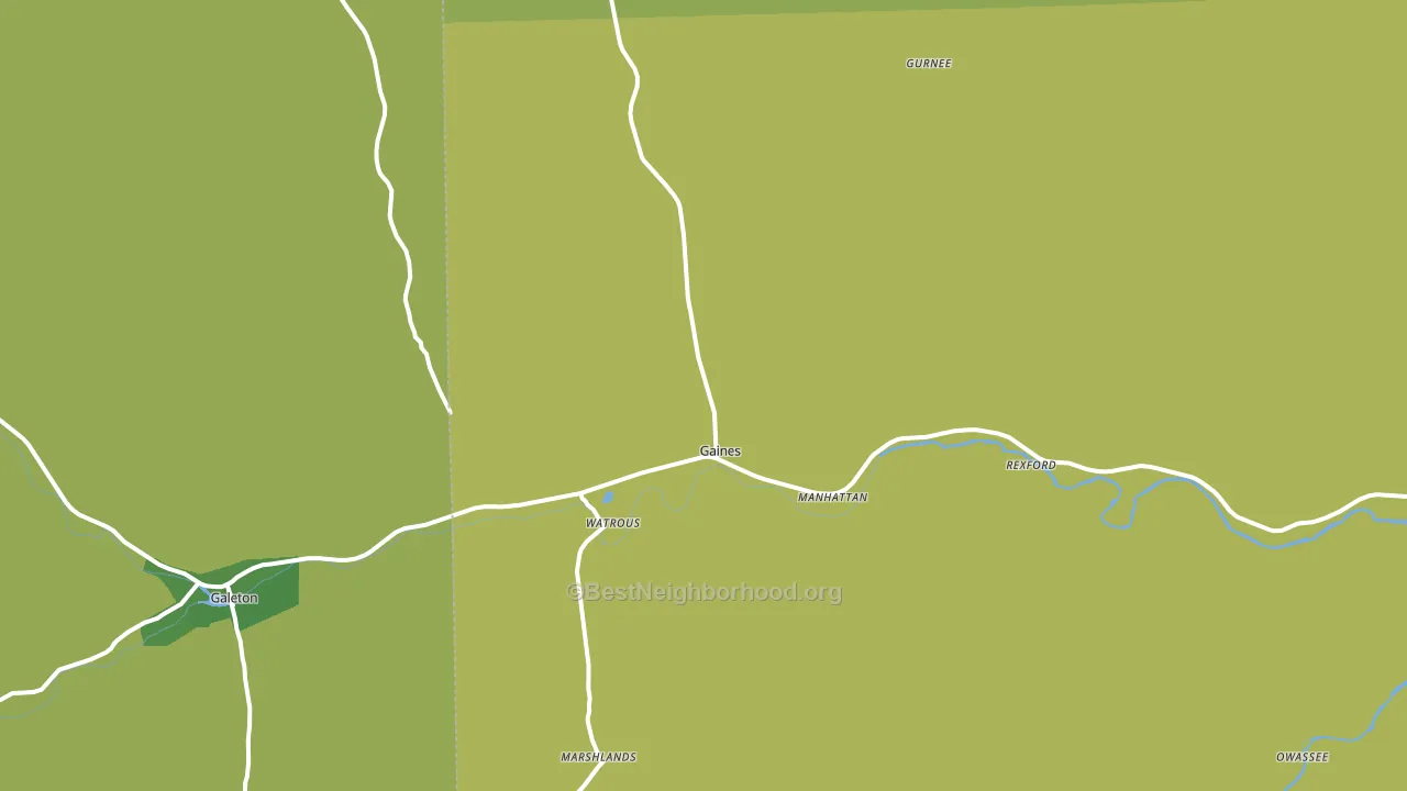 Gaines, PA block-group voter-turnout map