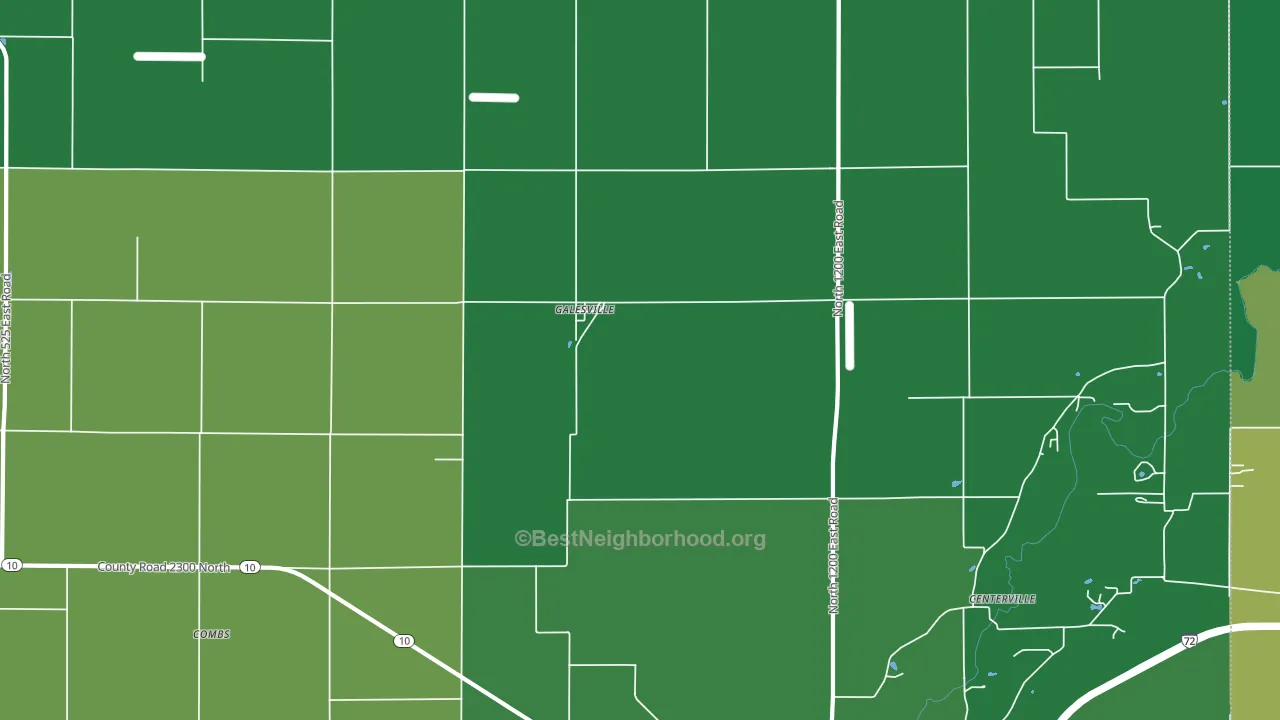 Galesville, IL block-group voter-turnout map