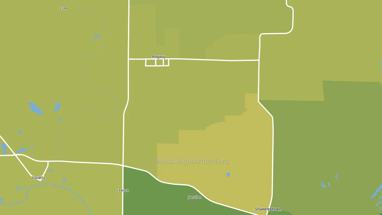 Gallatin County, IL block-group voter-turnout map