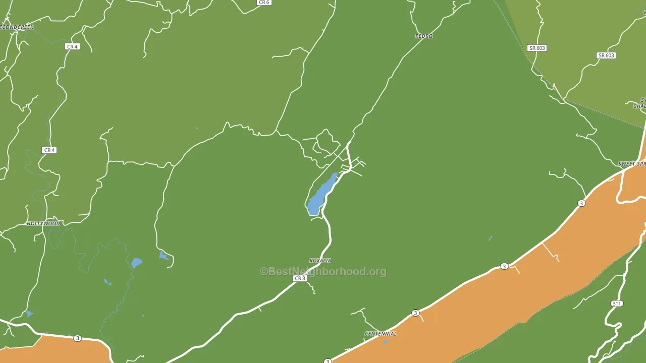 Gap Mills, WV block-group voter-turnout map