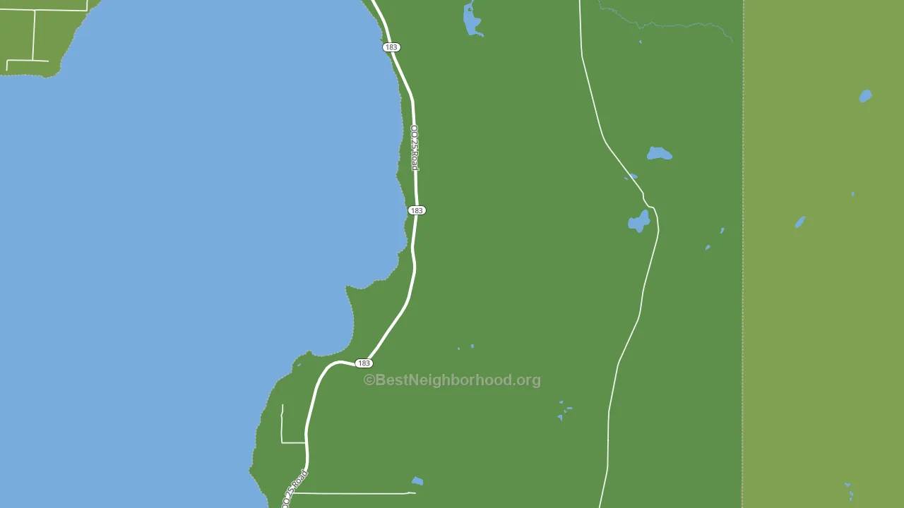 Garden Corners, MI block-group voter-turnout map