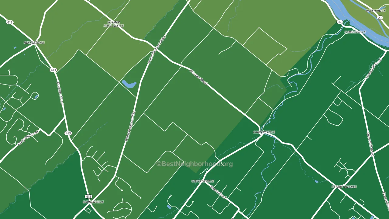 Gardenville, PA block-group voter-turnout map