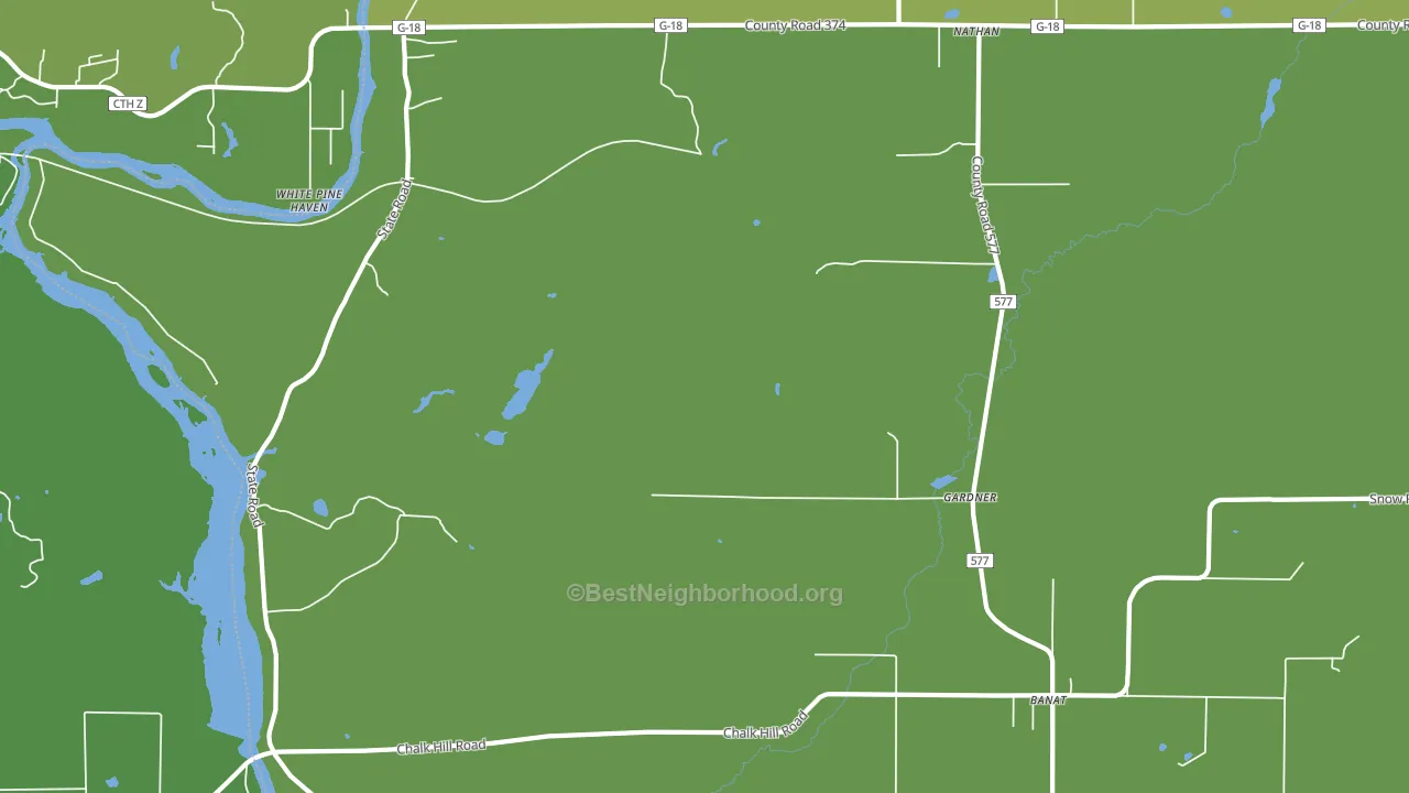 Gardner, MI block-group voter-turnout map