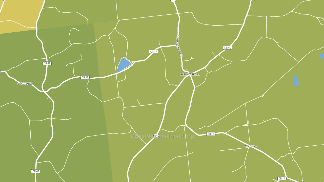 Garrattsville, NY block-group voter-turnout map