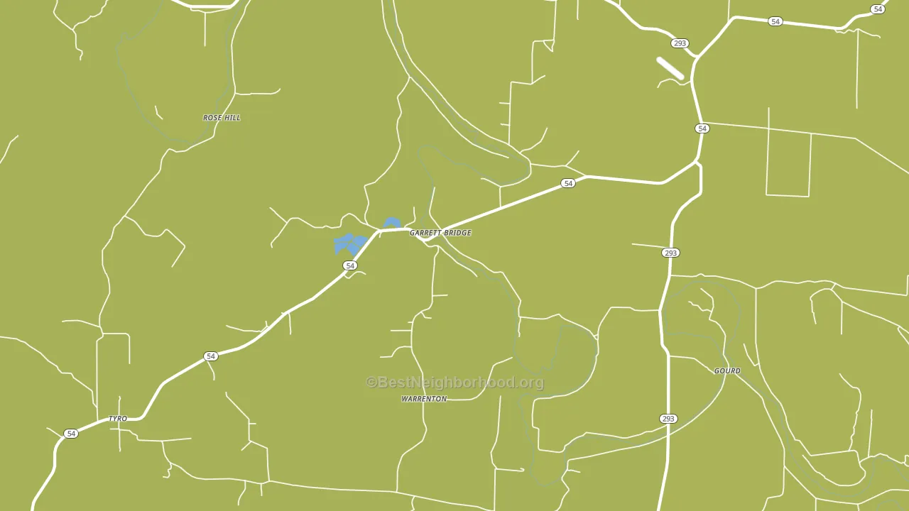 Garrett Bridge, AR block-group voter-turnout map