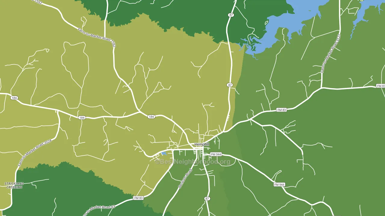 Geneva, TX block-group voter-turnout map