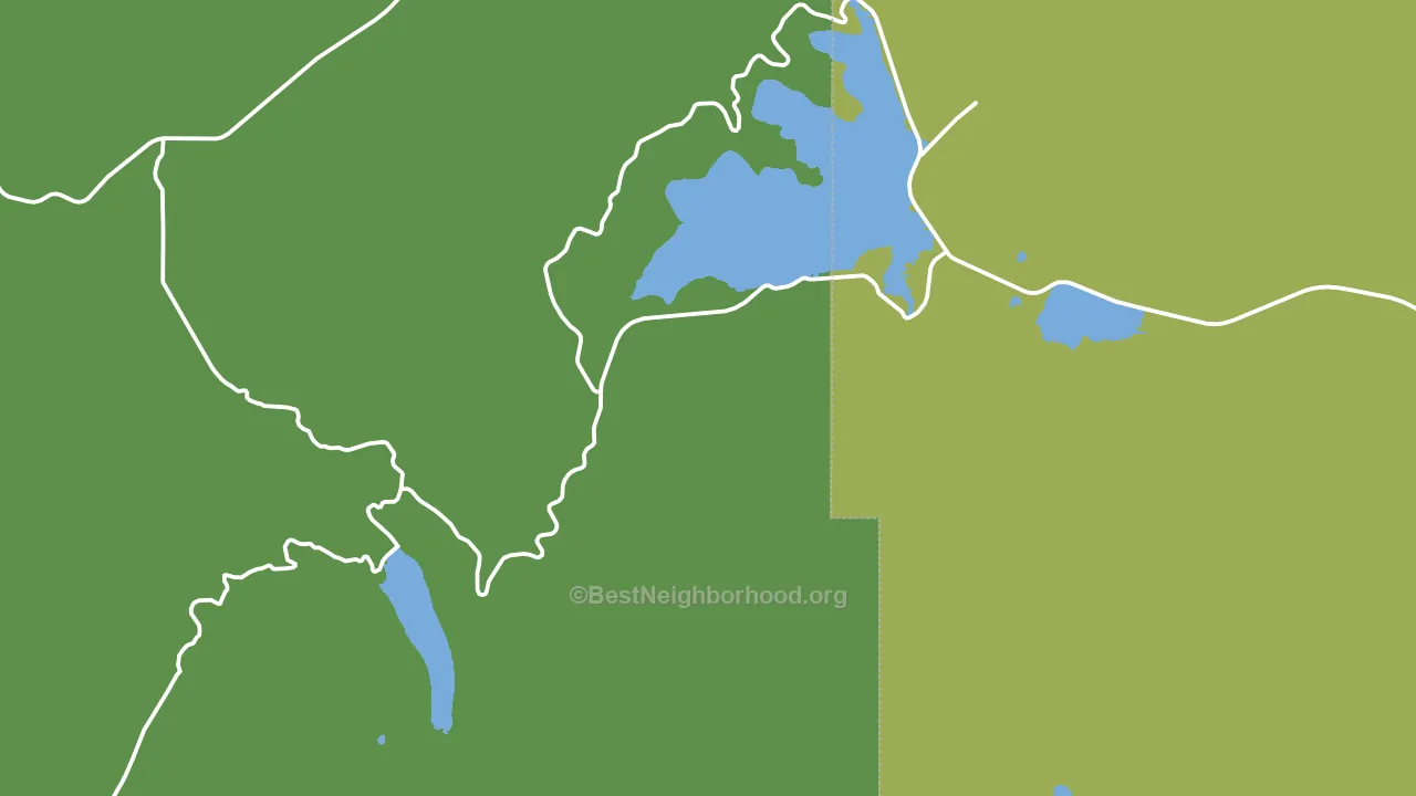 Georgetown, MT block-group voter-turnout map