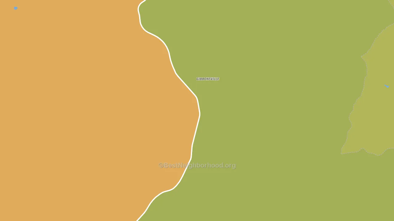 Gibbonsville, ID block-group voter-turnout map
