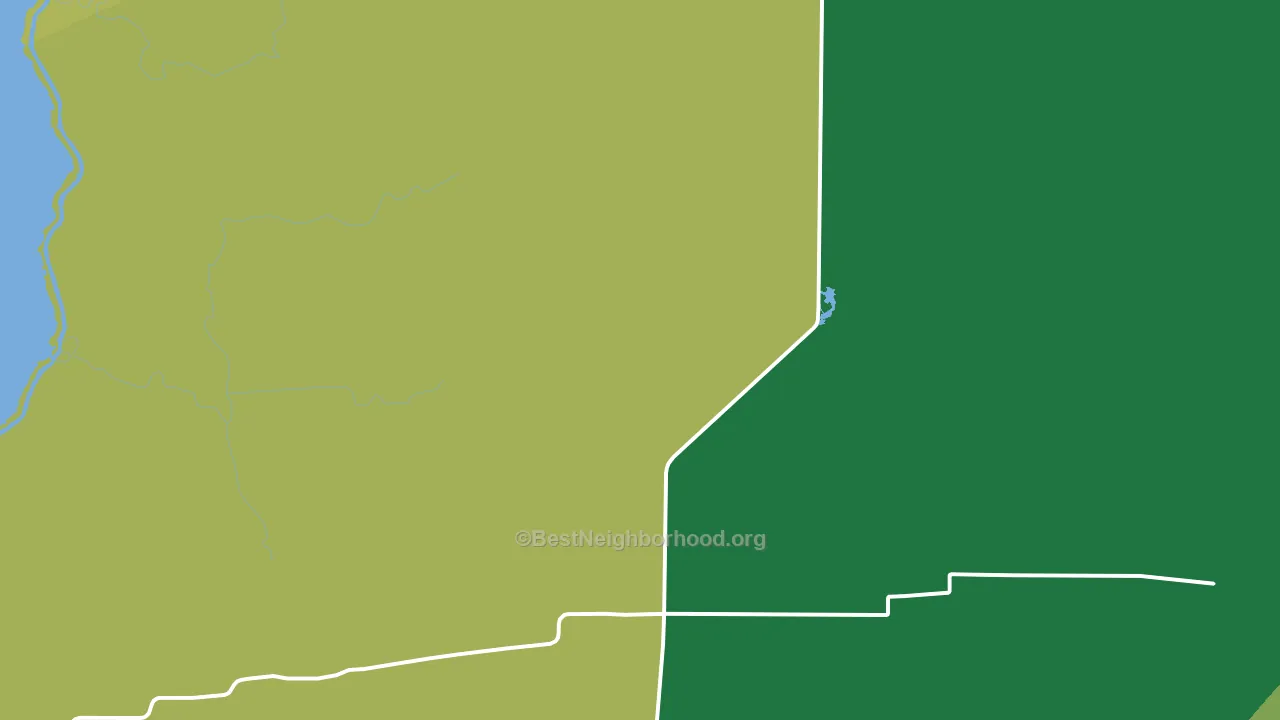 Gibbstown, LA block-group voter-turnout map