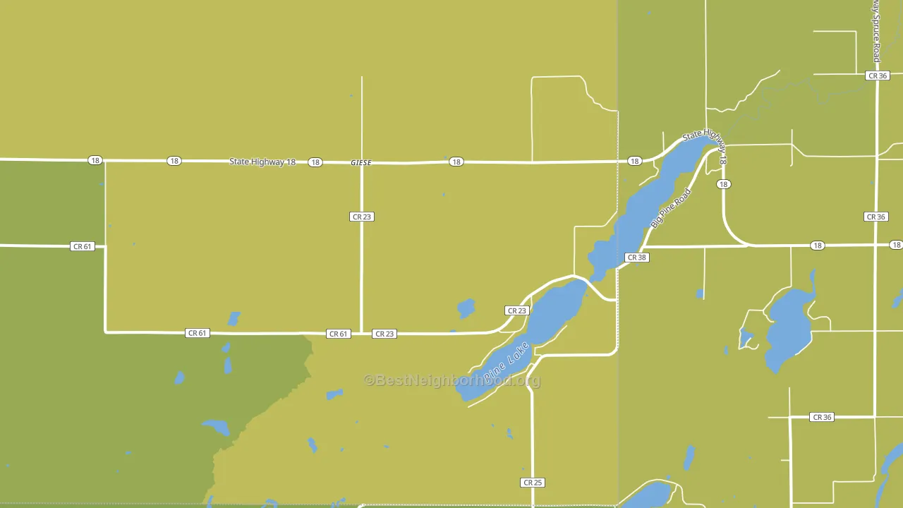 Giese, MN block-group voter-turnout map