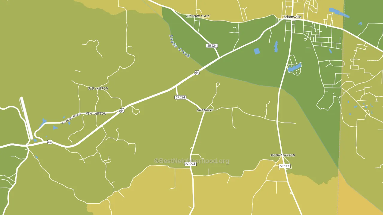 Gilchrist, TN block-group voter-turnout map