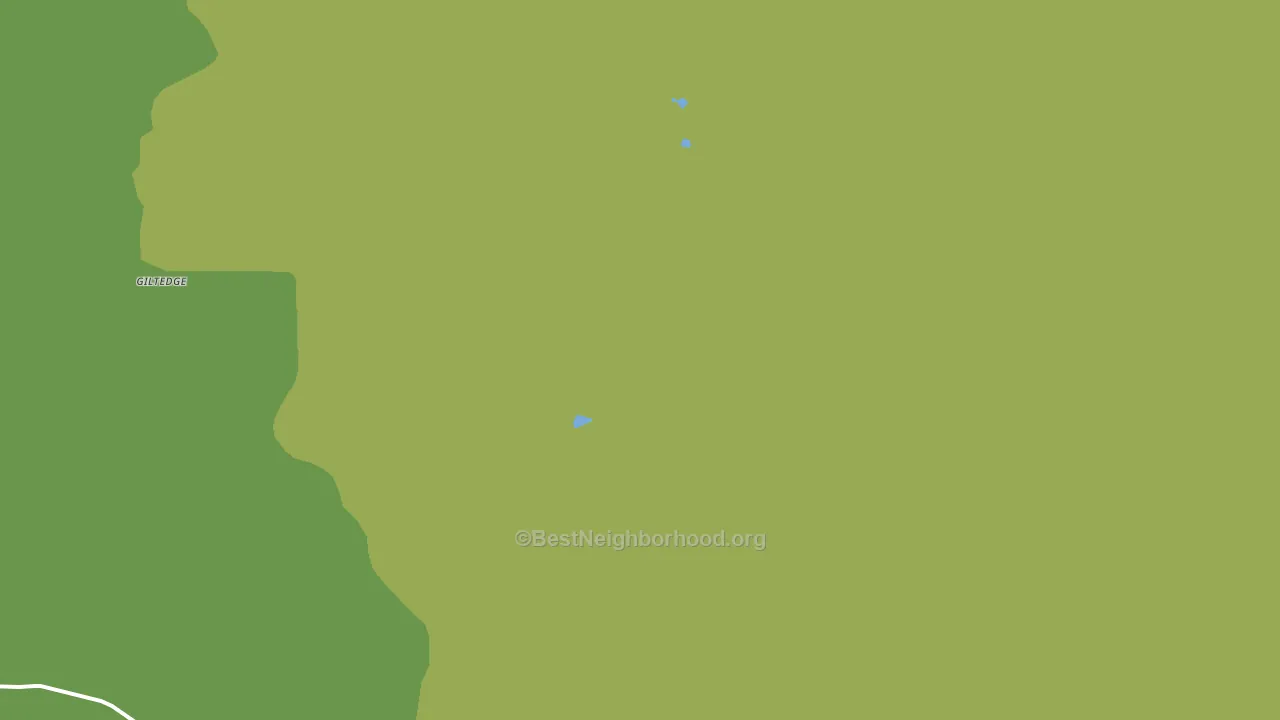 Giltedge, MT block-group voter-turnout map
