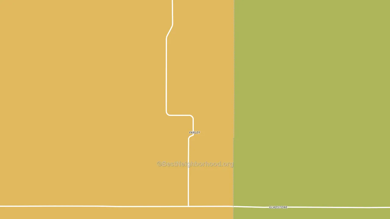Gladstone, NM block-group voter-turnout map
