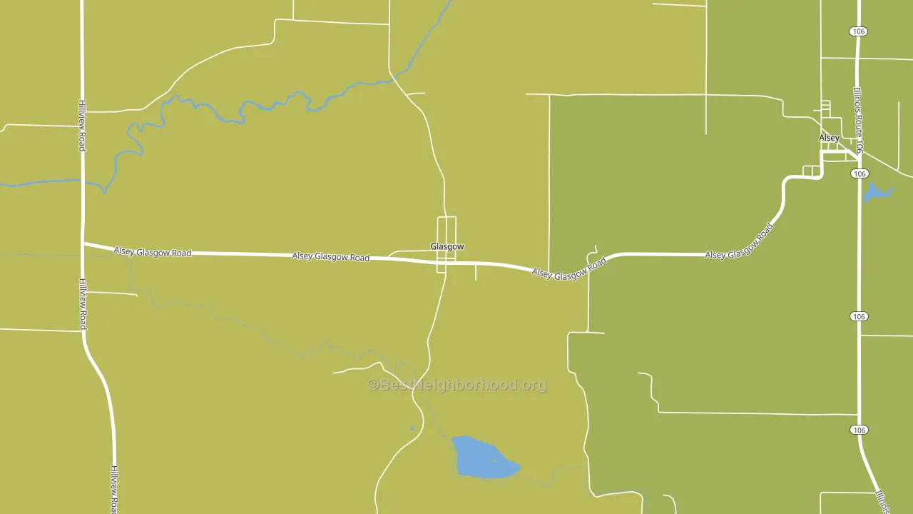 Glasgow, IL block-group voter-turnout map