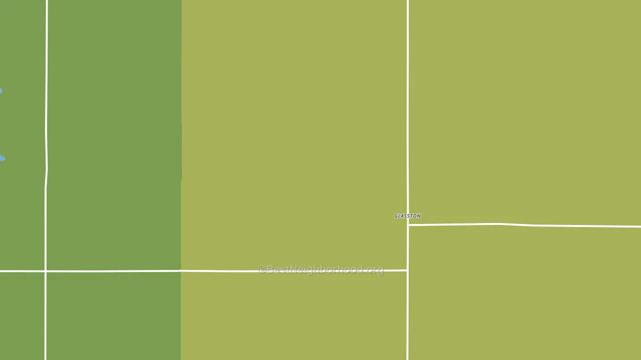 Glasston, ND block-group voter-turnout map