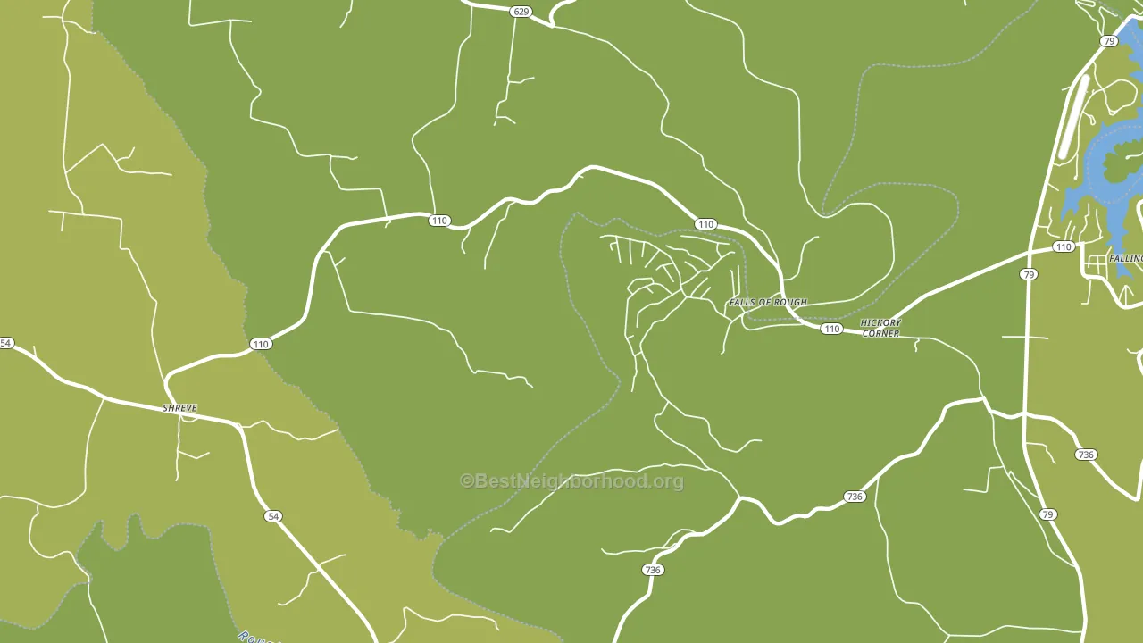 Glen Dean, KY block-group voter-turnout map