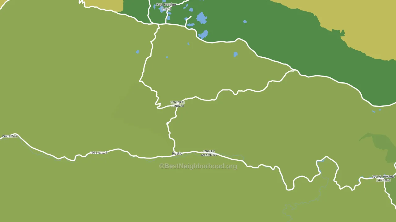 Glen Echo, CO block-group voter-turnout map