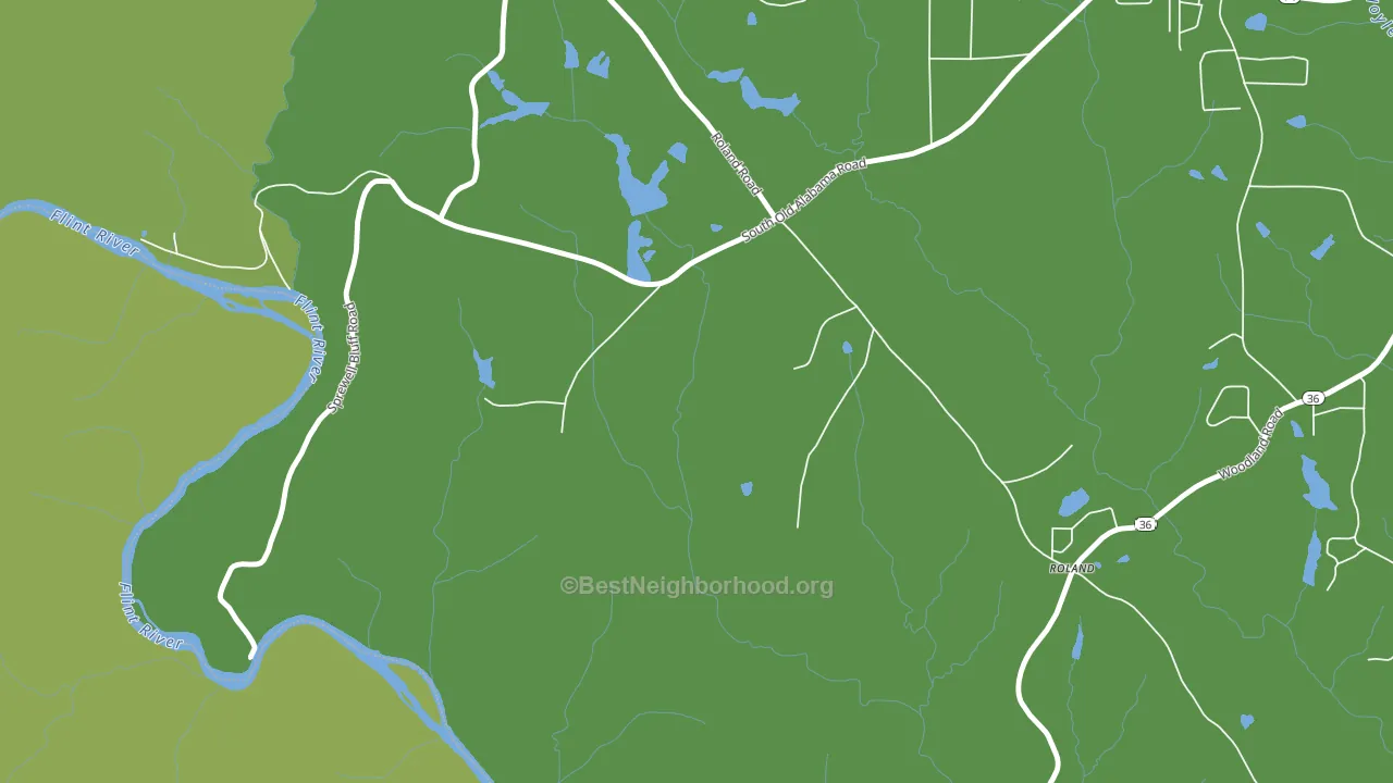 Glencliff, GA block-group voter-turnout map