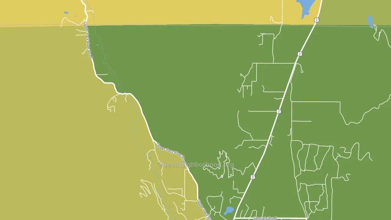 Glengary, ID block-group voter-turnout map