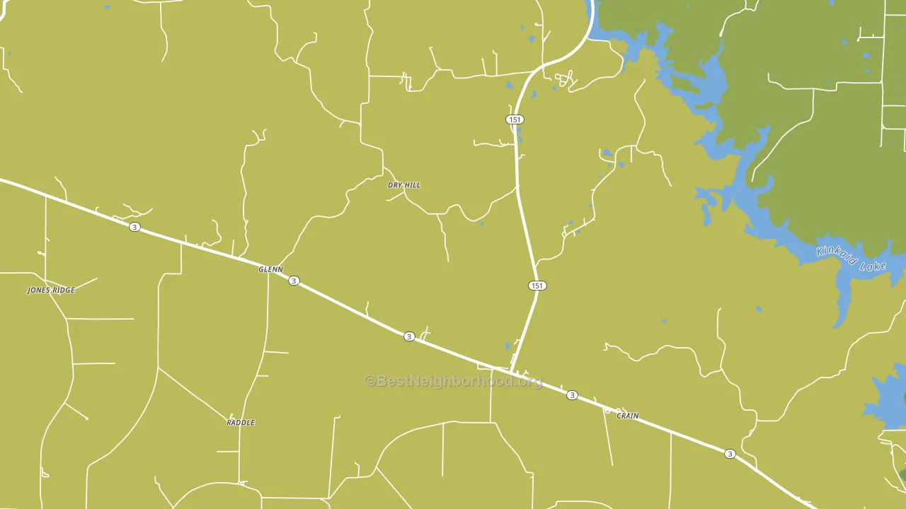 Glenn, IL block-group voter-turnout map