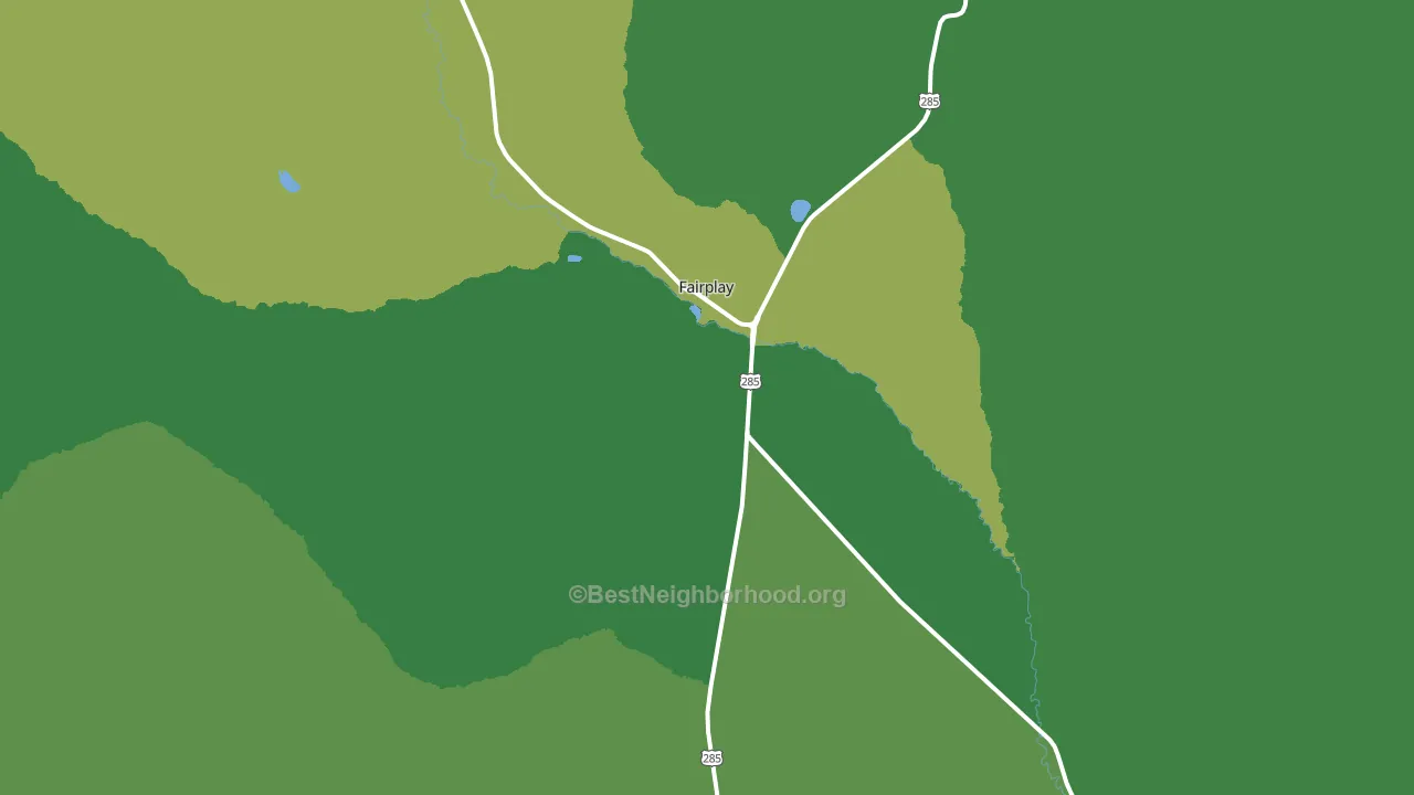 Glentivar, CO block-group voter-turnout map