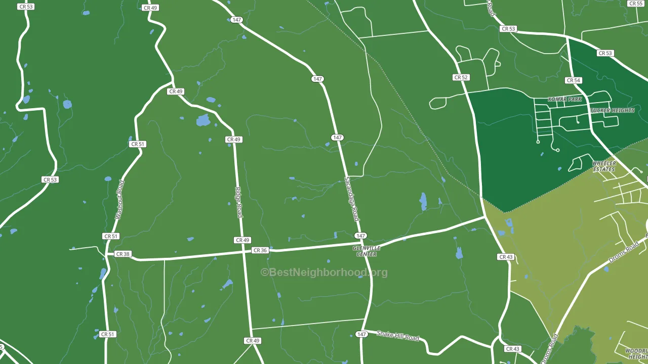 Glenville, NY block-group voter-turnout map
