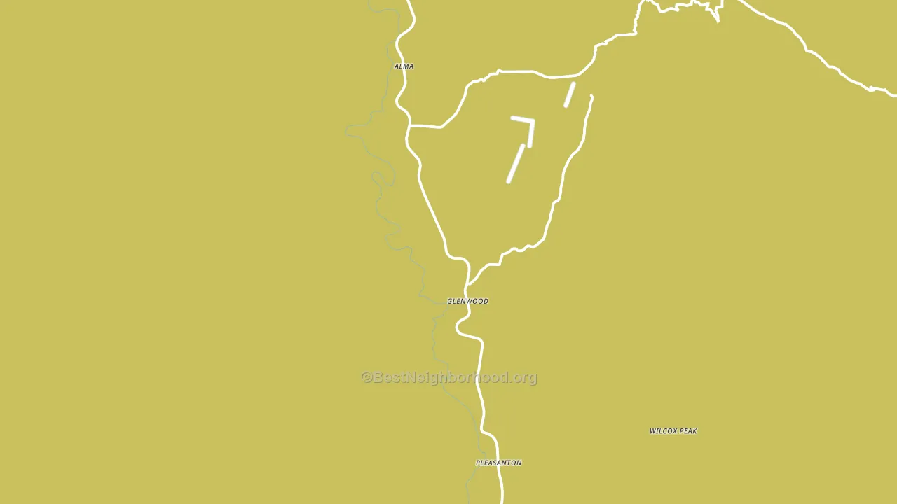 Glenwood, NM block-group voter-turnout map