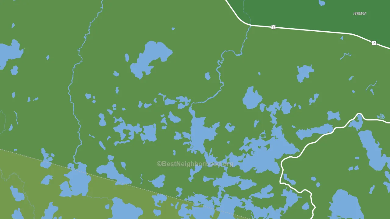 Gogebic, MI block-group voter-turnout map