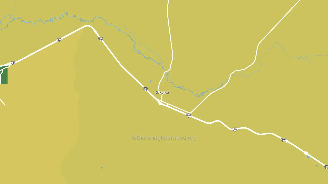 Golconda, NV block-group voter-turnout map