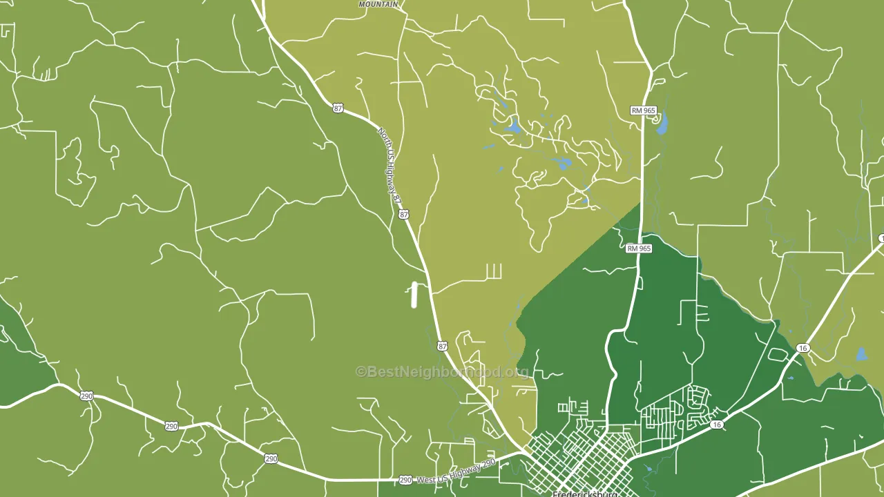 Gold, TX block-group voter-turnout map