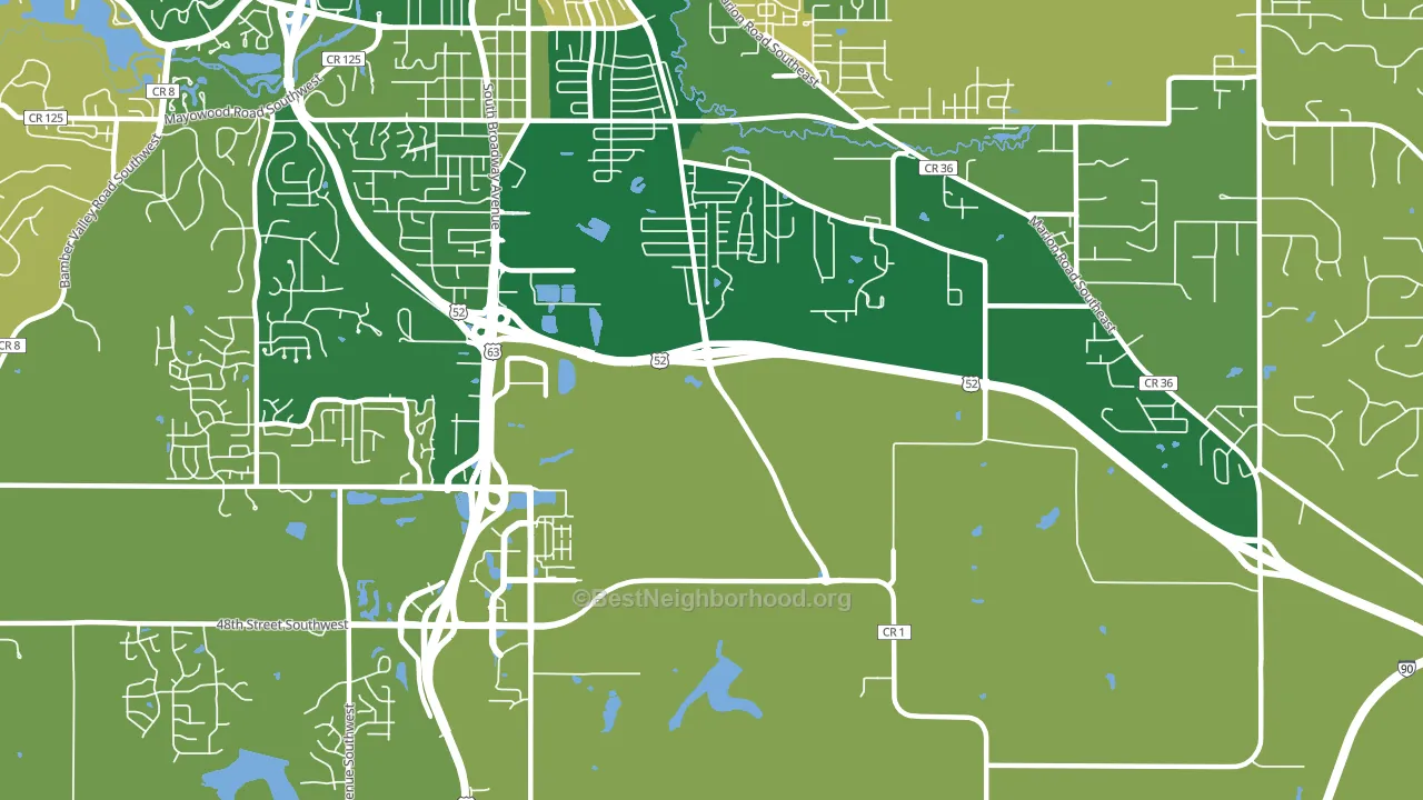 Golden Hill, MN block-group voter-turnout map