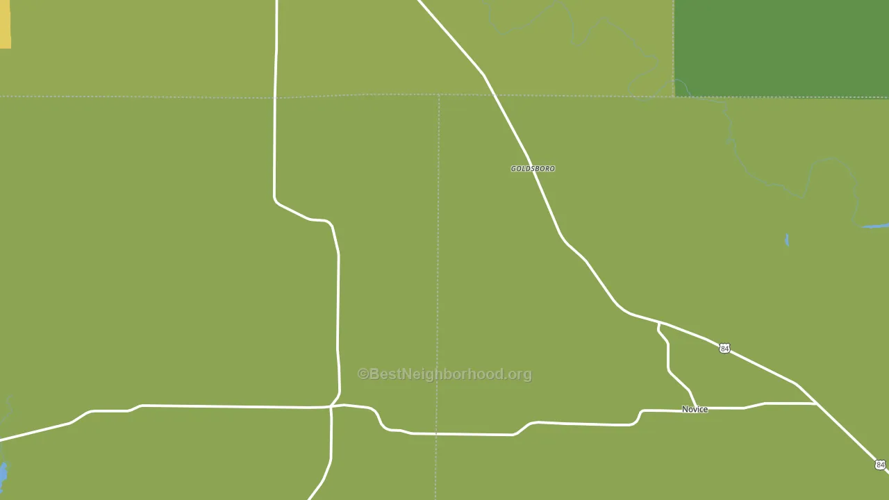 Goldsboro, TX block-group voter-turnout map