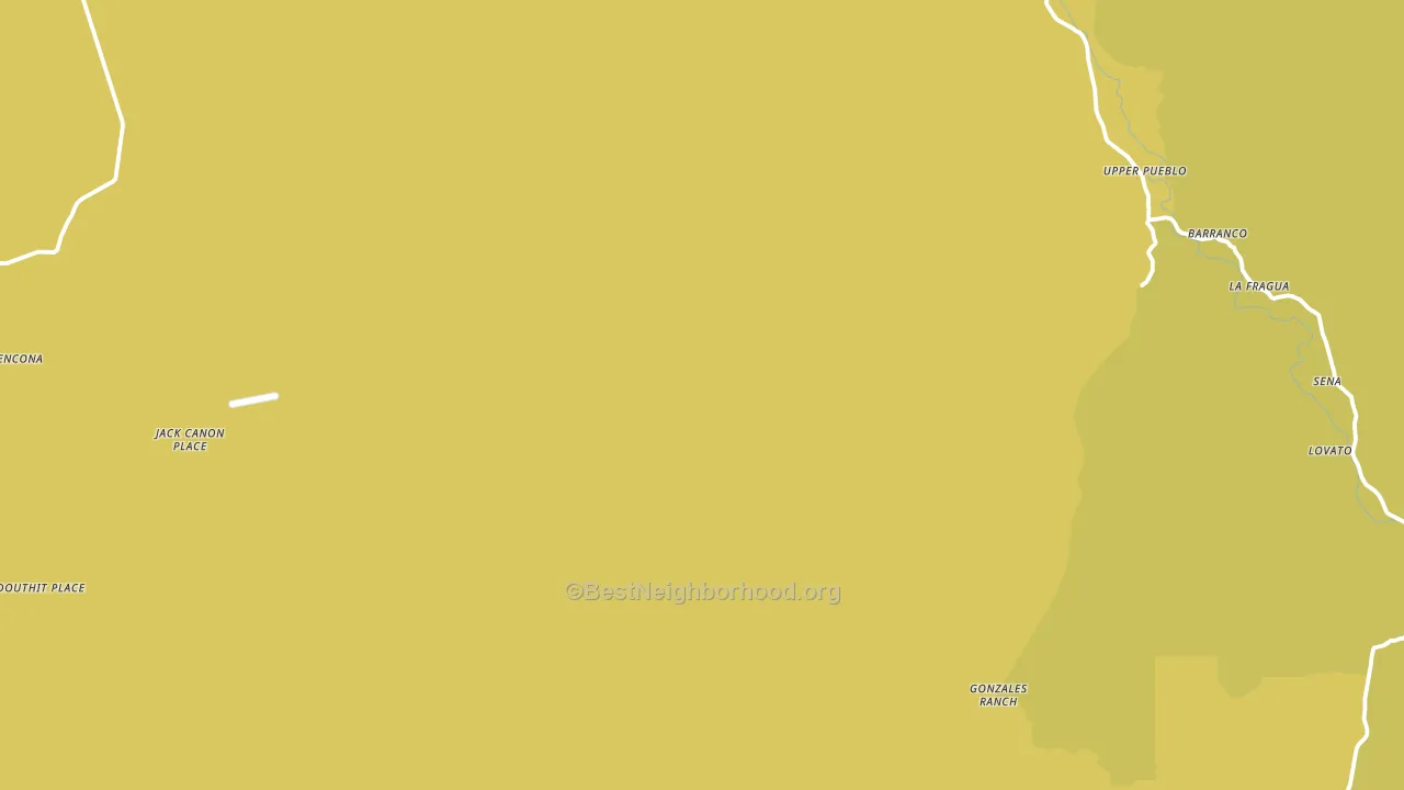 Gonzales Ranch, NM block-group voter-turnout map