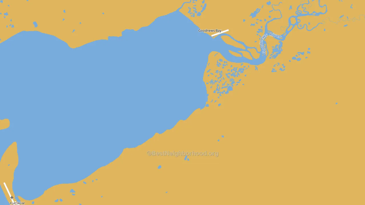 Goodnews Mining Camp, AK block-group voter-turnout map