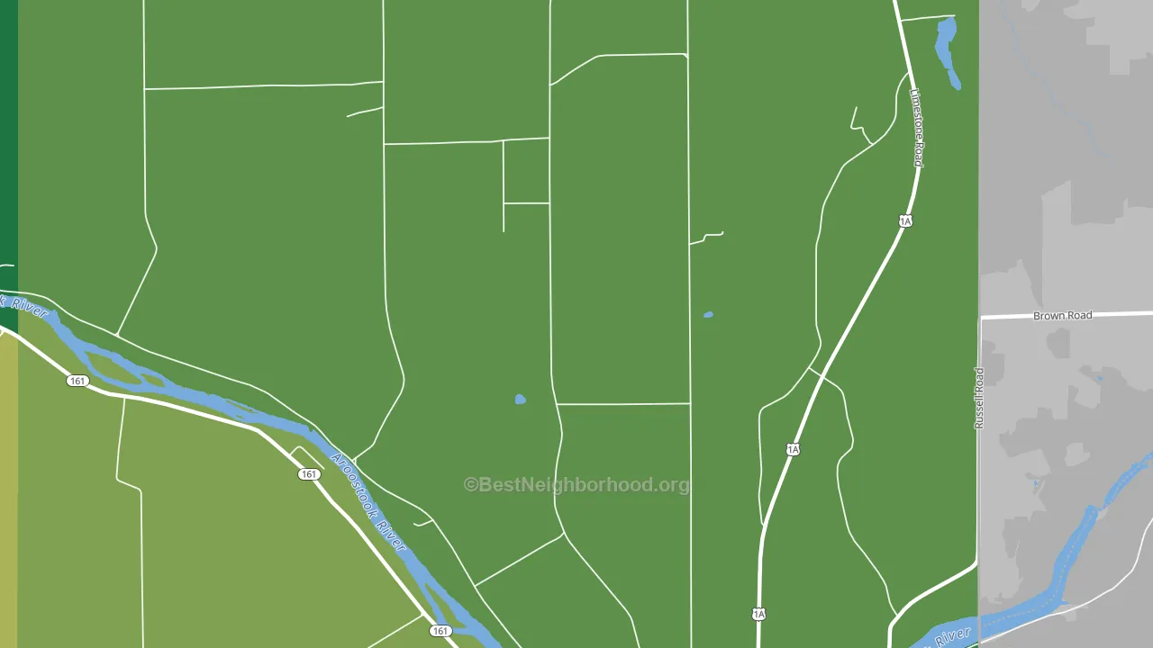 Goodrich, ME block-group voter-turnout map