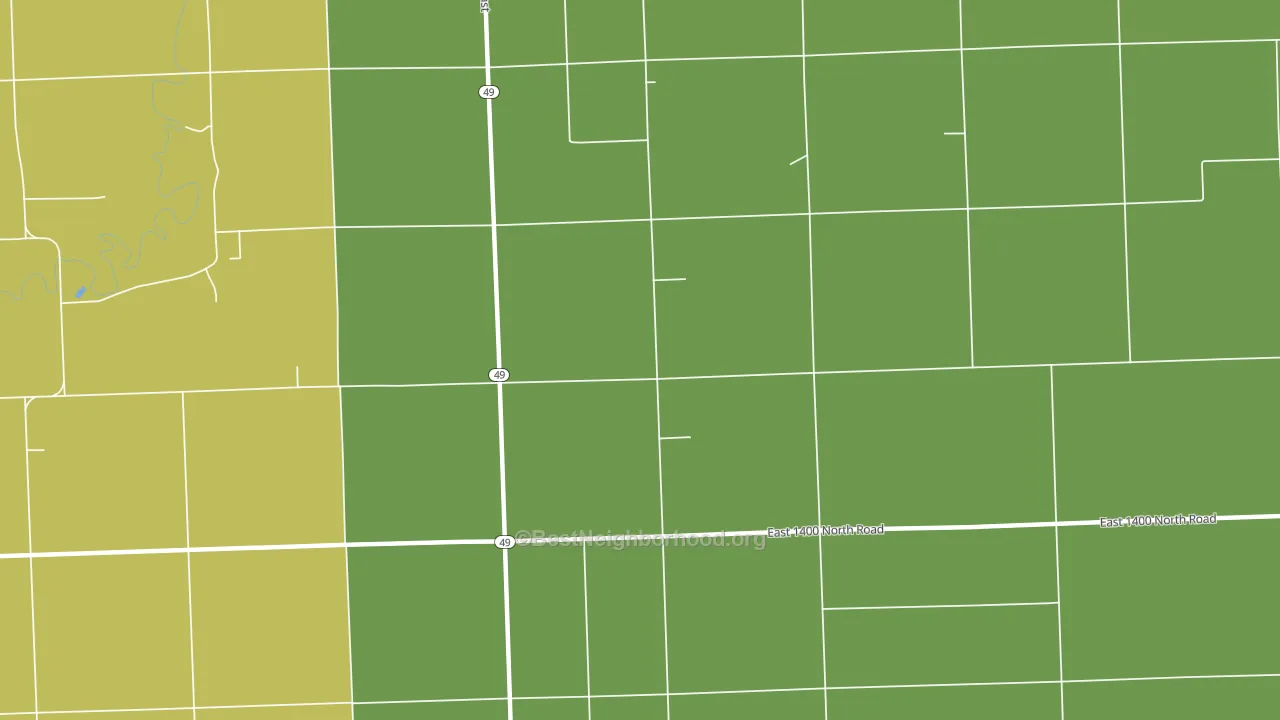 Goodwine, IL block-group voter-turnout map