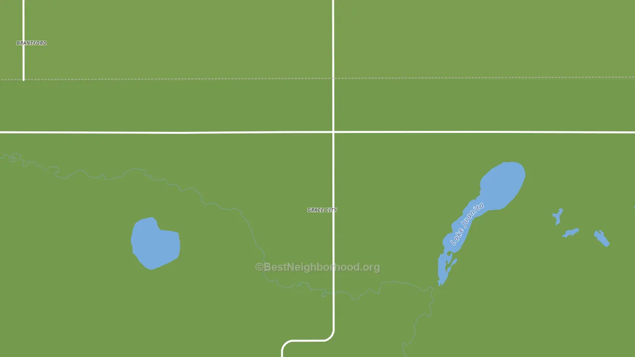 Grace City, ND block-group voter-turnout map