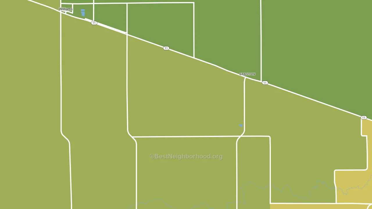 Graceton, MN block-group voter-turnout map