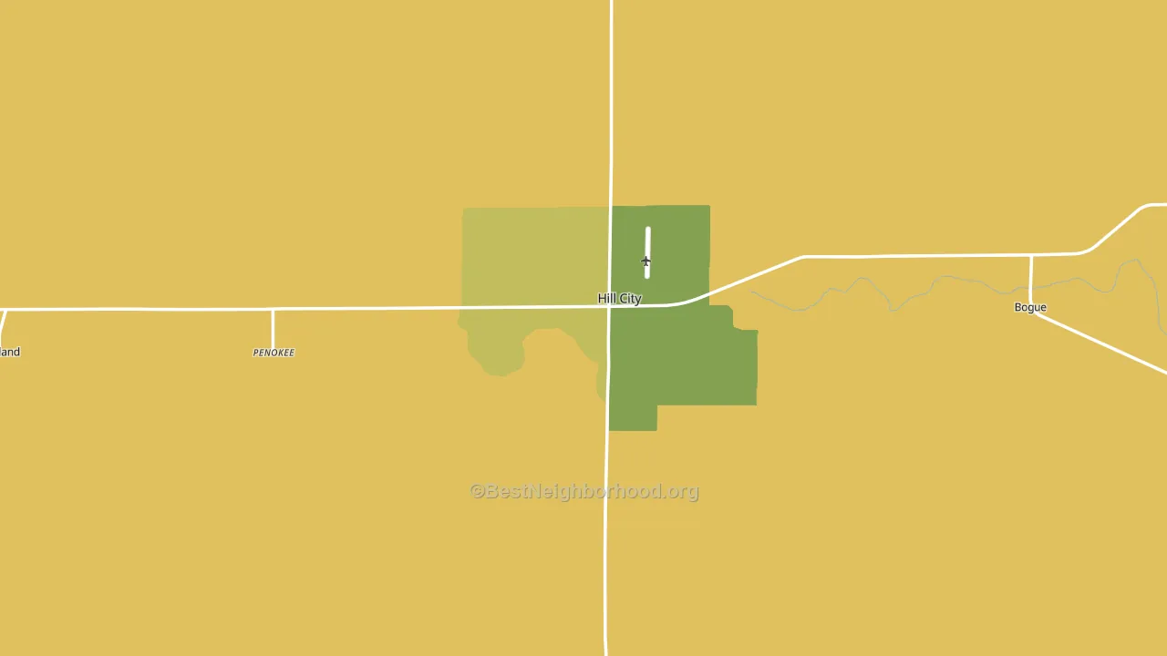 Graham County, KS block-group voter-turnout map