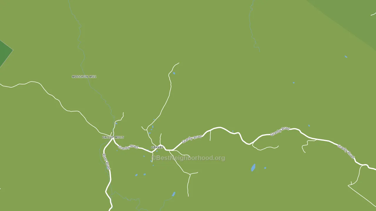 Granby, VT block-group voter-turnout map