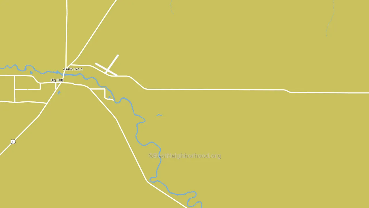 Grand Falls, MN block-group voter-turnout map