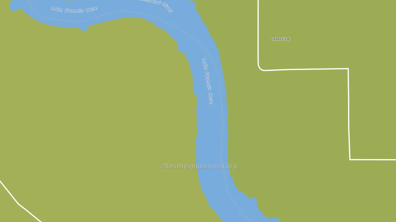 Grandview, SD block-group voter-turnout map