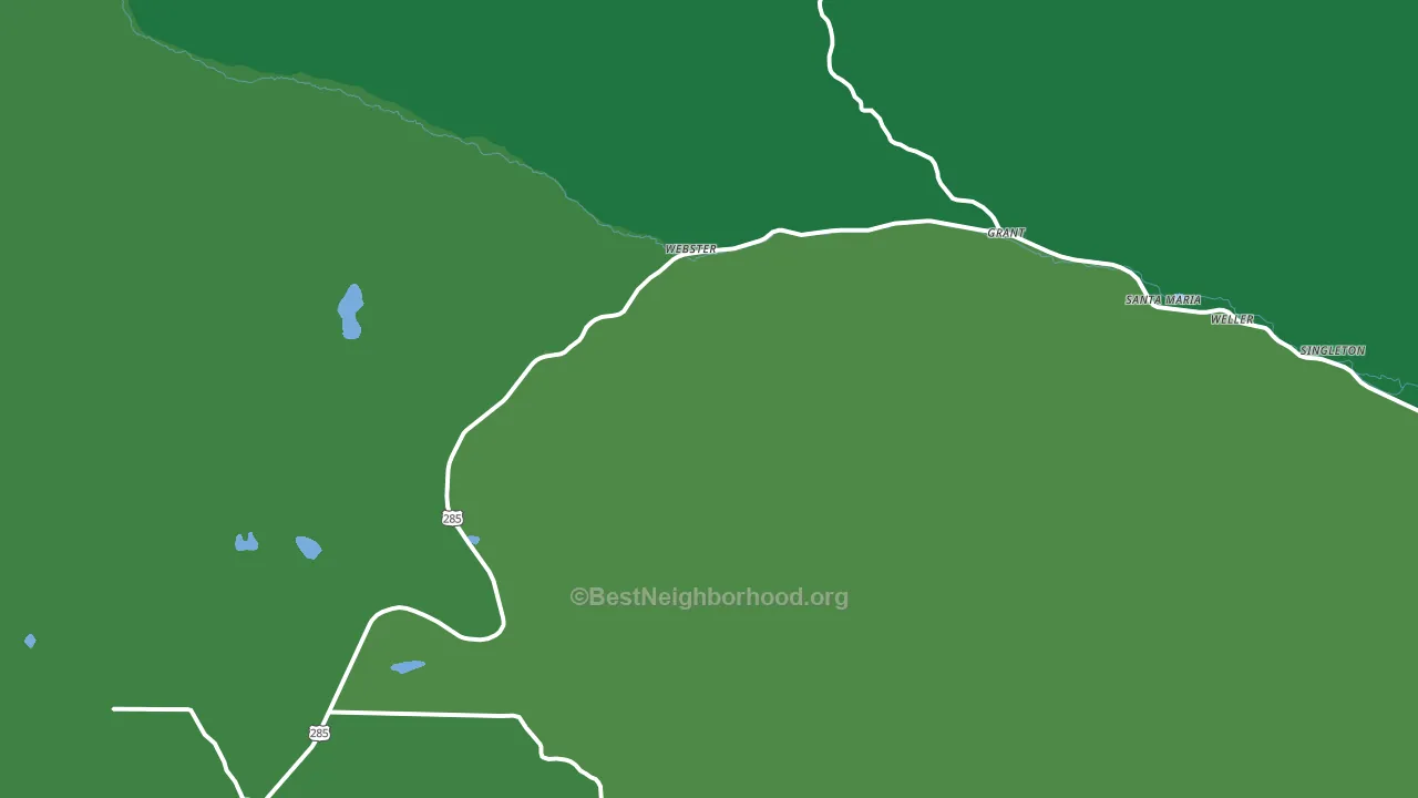 Grant, CO block-group voter-turnout map