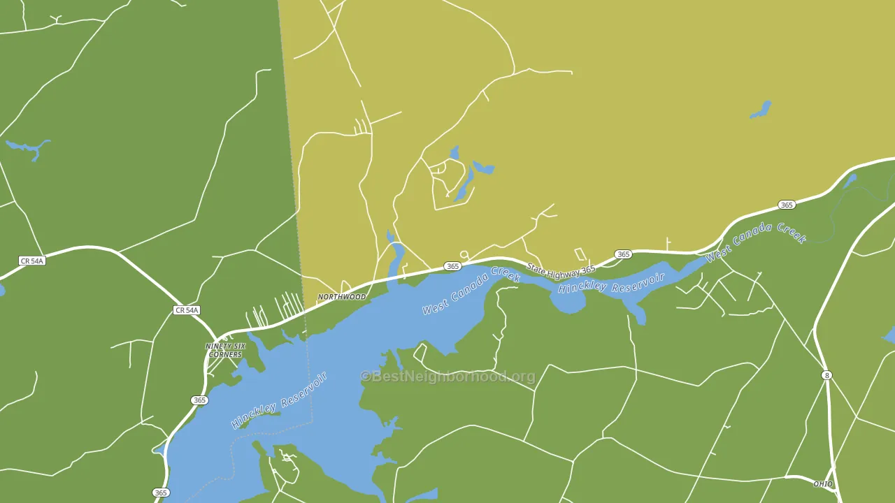 Grant, NY block-group voter-turnout map