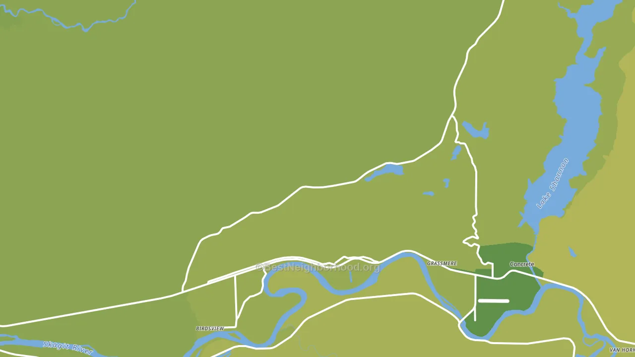 Grassmere, WA block-group voter-turnout map